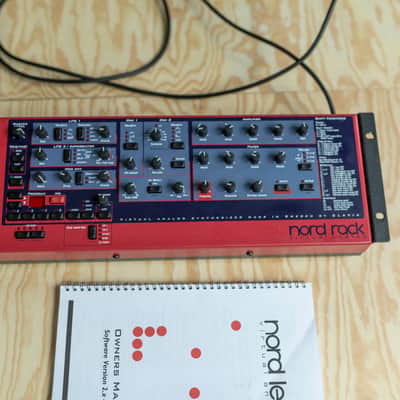 Nord Lead Rack Rackmount Virtual Analog Synthesizer 1995 - 1997 - Red
