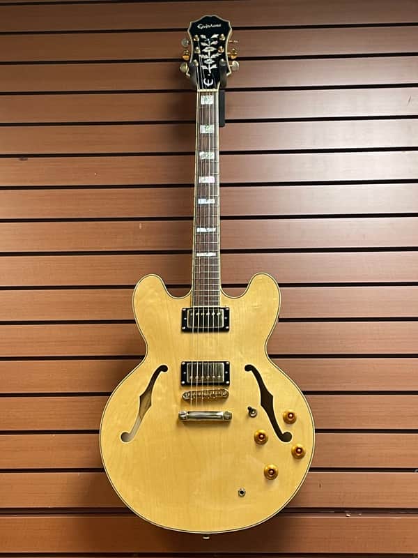 Epiphone Sheraton II Semi-Hollow Body in Natural 2008 image 1