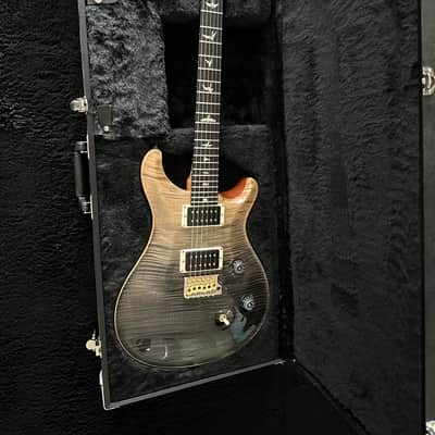 PRS Custom 24 Wood Library 10-top Charcoal Fade image 5