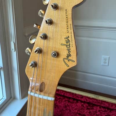 2021 Fender Custom Shop ‘55 Stratocaster Relic - Aged Desert Tan image 8