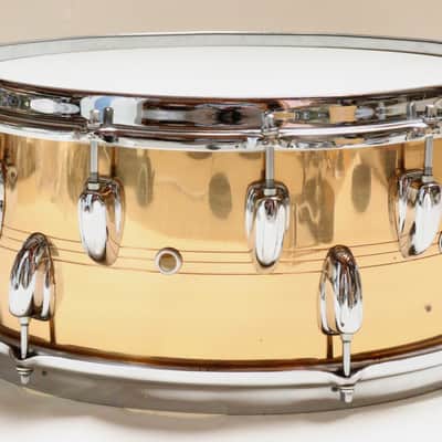 Slingerland 6.5x14 "Two-to-One", Copper Over Brass Snare Drum, 1979-1982 / INSPECTED & TESTED image 6