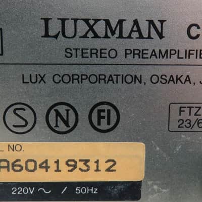 LUXMAN C-02 INTEGRATED PREAMPLIFIER ( PRE-AMP ) FULLY SERVICED RECAPPED image 10
