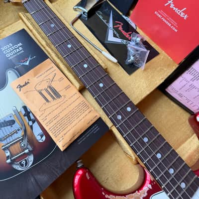 2025 Fender Custom Shop Stratocaster Pro SR25 Super Heavy Relic - Candy Apple Red image 20