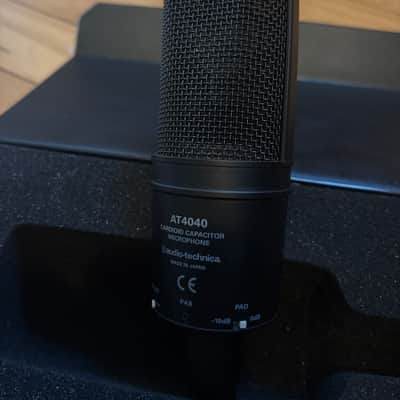 Audio-Technica AT4040 Large Diaphragm Cardioid Condenser Microphone 2010s - Black image 3