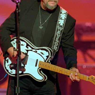Hand Carved Leather Body Wrap Cover for Telecaster. Waylon Jennings, Keith Urban inspired. image 7