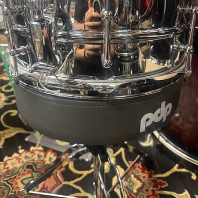 Ludwig LU6514SL Supralite 6.5x14" 10-Lug Steel Snare Drum with P88I Strainer 2021 - Present - Polished Steel image 4