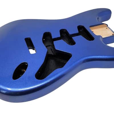 Brio S-Style Body High Gloss 2pc Alder Metallic Blue Body image 3