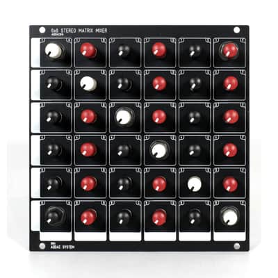 ADDAC System ADDAC814 Jacks & Controls 6x6 Stereo Matrix Mixer image 1