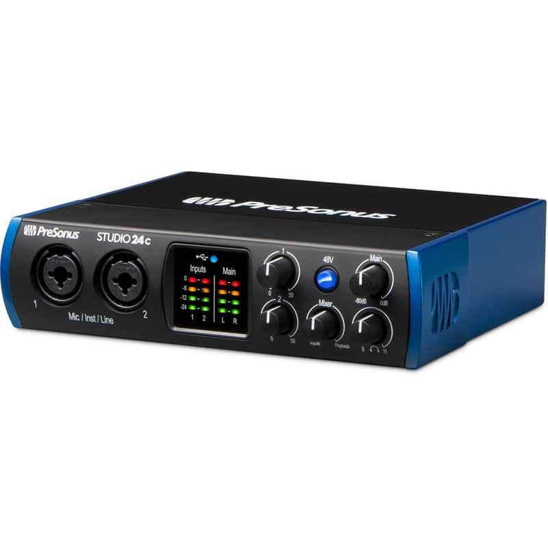 PreSonus Studio 24c Audio Interface (USB-C - 2 x 2 - 192 kHz) Bild 1
