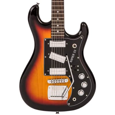 Rapier 33 Electric Guitar ~ 3 Tone Sunburst image 4
