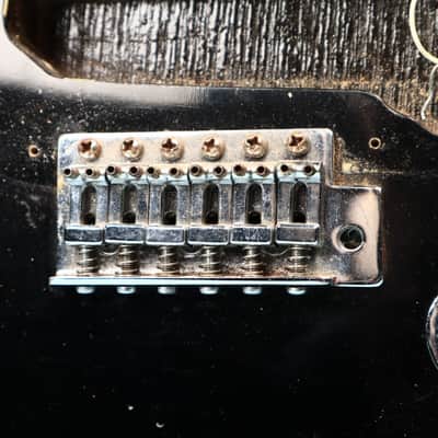 Unbranded Strat Copy Black Guitar Body image 4