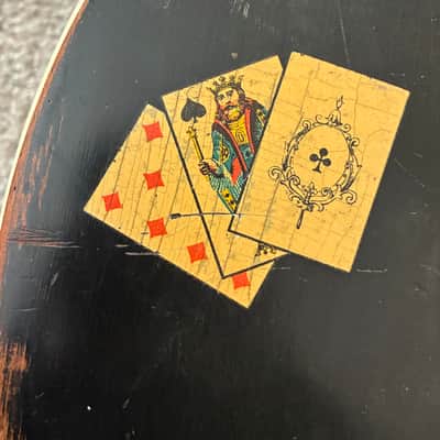 RARE! 1920s - 1930s Oscar Schmidt Stella Gambler Concert Ladder Braced Parlor Guitar Ready To Go! image 4