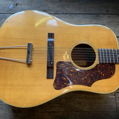 1967 Gibson B45-12-N 12 Stain Acoustic in Natural finish with hard shell case image 20