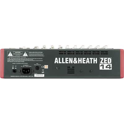 Allen & Heath ZED-14 USB Mixing Console Regular image 4