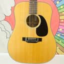 Vintage 1980 Takamine F-385 12 String Acoustic Guitar, Made in Japan Lawsuit Era, Case
