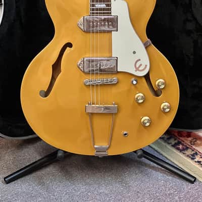2011 Epiphone Casino Reissue with Pau Ferro Fretboard 2019 - Metallic Goldtop image 2
