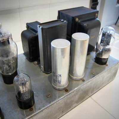 Western Electric Tube Mono Power Amp (2) 6L6's Circa-1950s-Chrome Chassis image 5