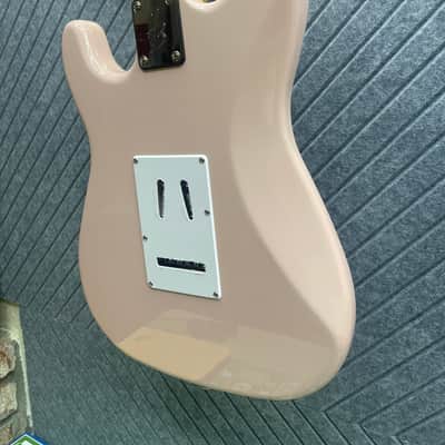 Harley Benton ST-62CC "Stink-182" SkunkWerx Inc. In-USA Fret Dress USA Stock Fast Ship Tom Delonge Blink UFO Dragonfire Shell Pink image 10