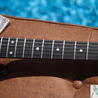 Fender Japan Parts Caster - Mojo Master - '72 Thinline Neck - w Premium Ash Body & Gibson P-90'sm - Pro Set Up w Perfect Frets/Action/Intonation! image 8