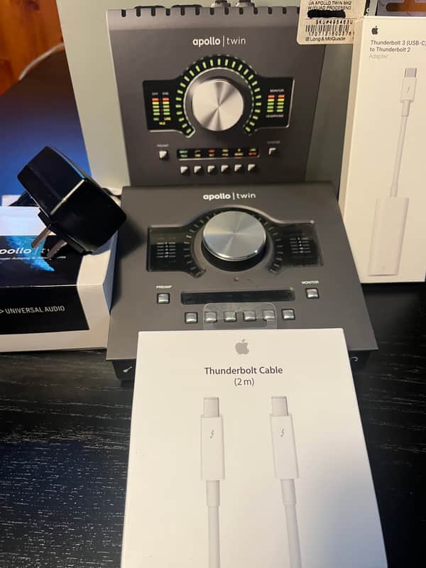 Universal Audio Apollo Twin QUAD MKII Thunderbolt Audio Interface 2010s - Dark Grey image 1