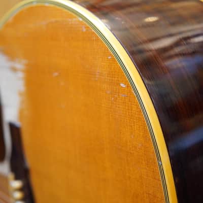 Guild (Hoboken, NJ) D-50 Spruce/Brazilian Rosewood Dreadnought Acoustic Guitar 1969 w/Hard Case image 12