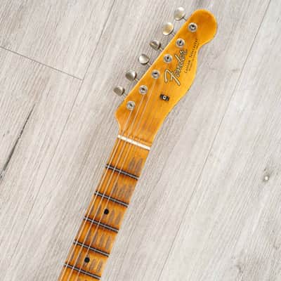 Mint Fender Custom Shop 1965 Telecaster Custom Heavy Relic Guitar, Lake Placid Blue image 9