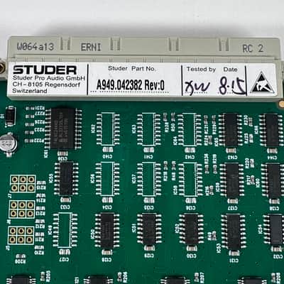 Studer / Soundcraft A949.042382 AES/EBU M1 Card Input/Output Card w/ 16-Channel I/O image 5