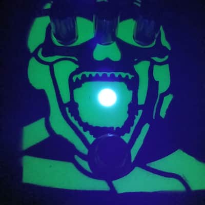 PigStompPedals "Diezel VH-4 clone" PedalPCB -Valhalla- Glow in the dark skull finish image 9