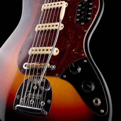 Fender Custom Shop 60's Bass VI Journeyman Relic Wide Fade 3-Tone Sunburst With Case image 6