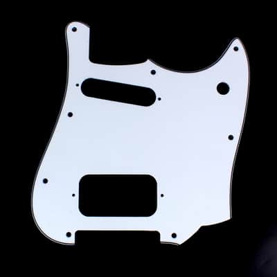 Replacement Guitar Pickguard For Squire Cyclone ,3ply White