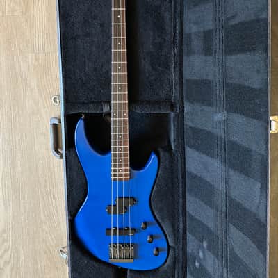 1986 Guild Pilot Bass Guitar SB-604 Blue Active EMGS W/OHSC image 22