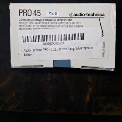 Audio-Technica PRO45 Cardioid Condenser Hanging Microphone 2010s - Black image 2