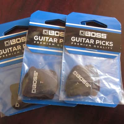 Boss BPK-12-ST Celluloid Pick 12 Pack Shell Thin Guitar Picks Buy 2, Get 1 Free! image 1