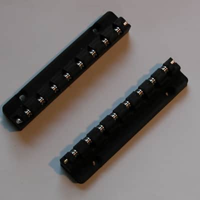 8 String Roller Nut & Bridge 3/8 String Spacing for parallel spacing image 5