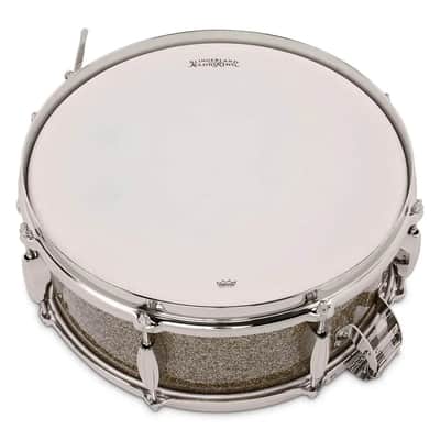Slingerland Radio King Solid Maple Snare Drum 14x5.5 Gold Glass image 5