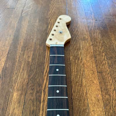 Strat Neck Replacement Part for Stratocaster Squier Laurel Standard Headstock 21 Frets Loaded with Nut String Trees, 10mm Tuners, Vintage style St Fretboard image 3