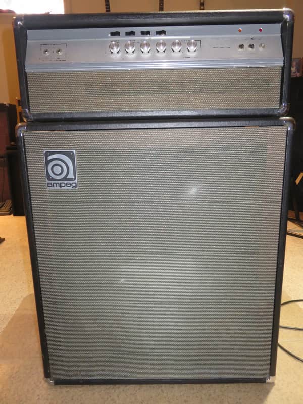 Ampeg V4 Linden NJ Original Cover & Cable CTS Speakers image 1