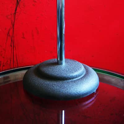 Vintage 1940's era Atlas Sound DS5 cast iron microphone desk stand Shure Electro Voice DS7 DS10 # 1 image 1