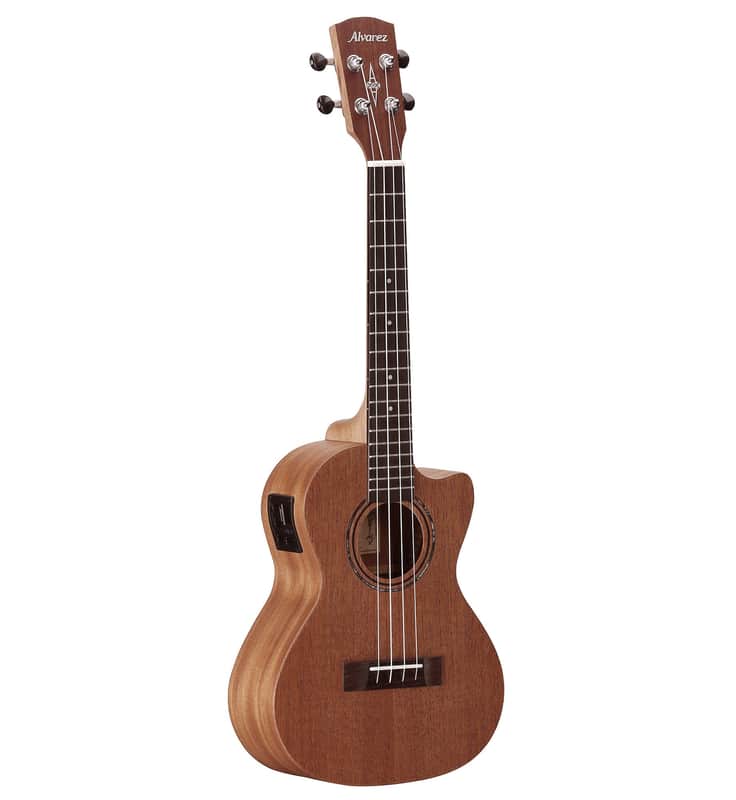 Alvarez RU22TCE Regent Tenor Cutaway Acoustic-Electric Ukulele (Natural Satin) image 1