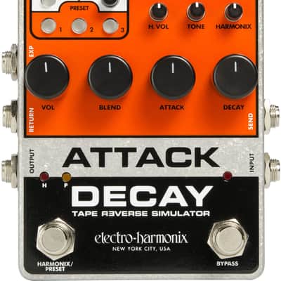 Electro Harmonix Attack Decay Tape Reverse Simulator Pedal image 1
