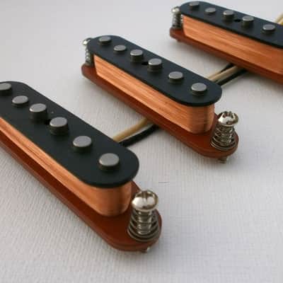 Stratocaster A2 Pickups SET Hand Wound Fits Fender by Q pickups Squire Coil Tap BRIDGE Strat image 2