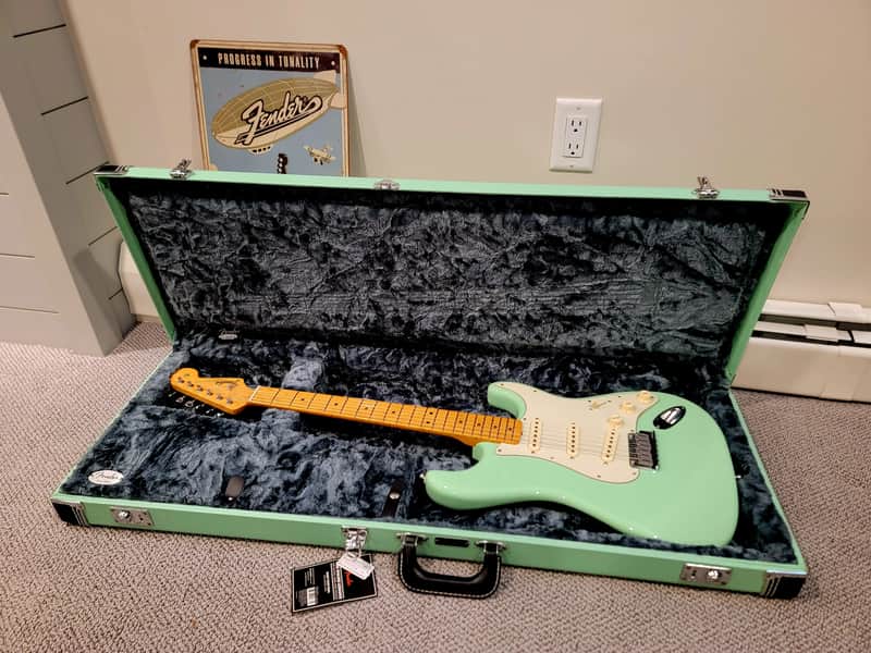 American Fender Stratocaster - Surf Green - Partscaster image 1