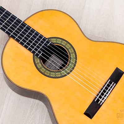 1979 Yasuyuki Abe Model No. 004 Vintage Classical Guitar, Spruce + Rosewood w/ Case image 8
