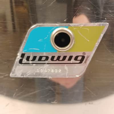 Ludwig 10x18"Stainless Steel Bass Drum/Timp-Tom#700 Vintage 1977 Jazz Blue/Olive image 2