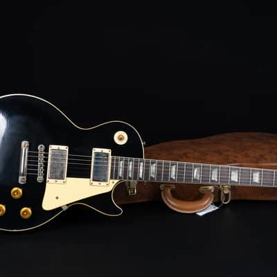 Gibson 1958 Les Paul Standard Murphy Lab Light Aged - Ebony Top / Metallic Sea Green Back! One Off image 15