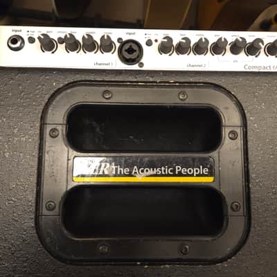 AER Compact 60/3 1x8" 60-Watt Acoustic Combo 2010s - Black image 2