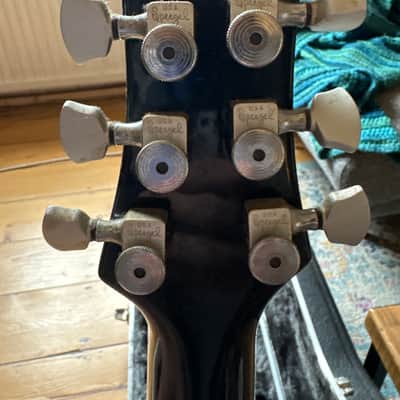 Cotton Custom Electric Guitar – Neck-Thru, Sperzel Locking Tuners, Flame Top, Hard C image 2