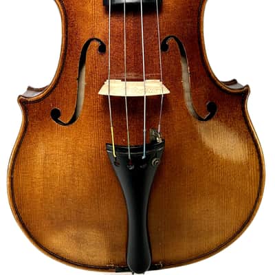 Vintage 4/4 Violin Outfit – One-Piece Flamed Maple Back – Warm Resonant Tone – Bow & Case – Ready to Play - Video image 10