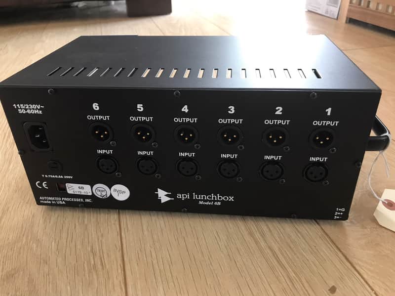 API 500-6B Lunchbox 6-Slot Powered 500 Series Frame image 2