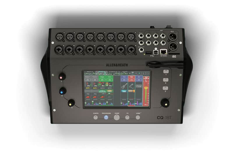 Allen & Heath CQ-18T 18-Channel Digital Mixer with Touchscreen and Wi-Fi image 1